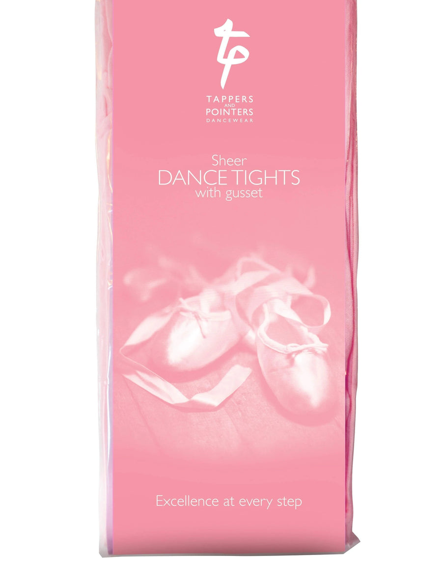 Footed Sheer Dance Tights-Tights-Tappers & Pointers-Pink-Age 3-5-That's Entertainment Dancewear