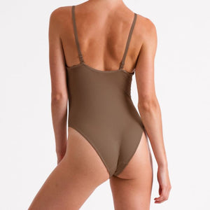 Silky ~ Skintones Camisole Body Stocking (Nude/Dark Nude)