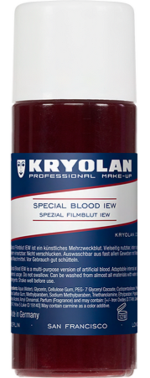 Kryolan Special Blood IEW Professional Stage blood SFX & Casualty Simulation