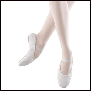 Bloch Arise Leather Ballet Shoes Childs-Ballet Shoes-Bloch-White-7-That's Entertainment Dancewear
