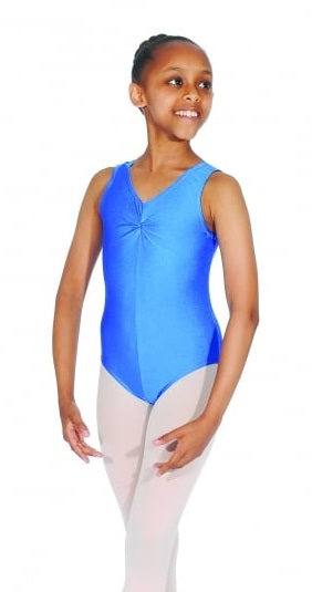Roch Valley ~ Sleeveless Ruched Front Leotard