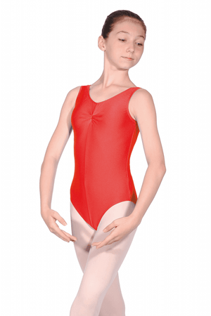 Roch Valley ~ Sleeveless Ruched Front Leotard
